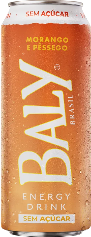 Baly Morango e Pêssego Zero - 473 ml