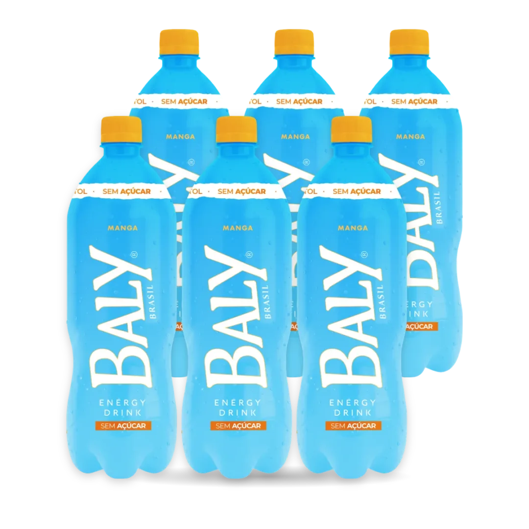 Pack com 6 garrafas de Baly Manga Zero 1 L