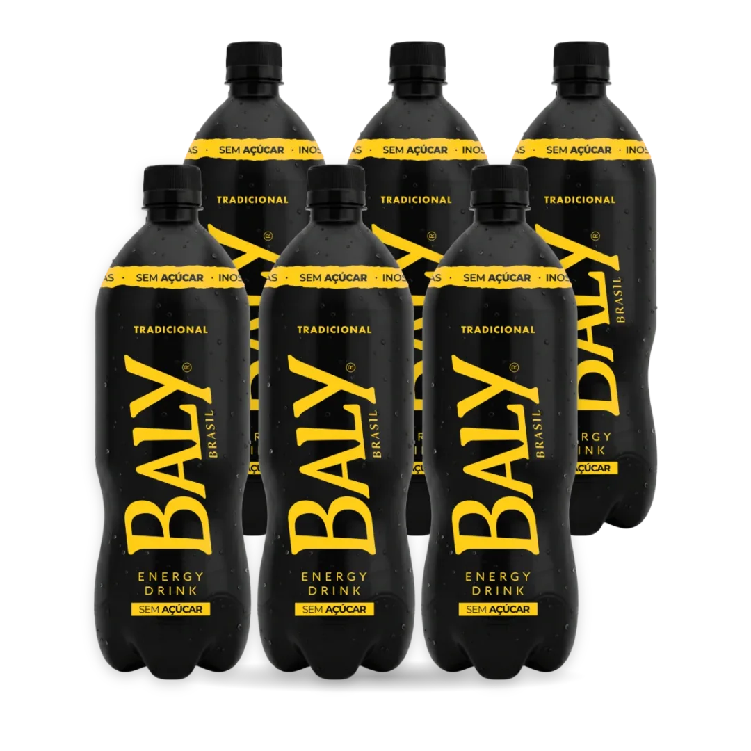 Pack com 6 garrafas de Baly Tradicional Zero 1 L