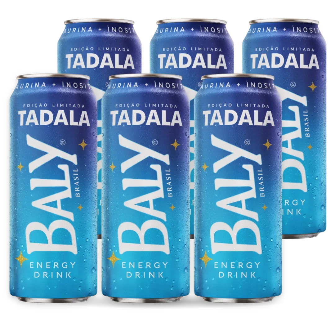 Pack com 6 latas de Baly Tadaly 473 ml