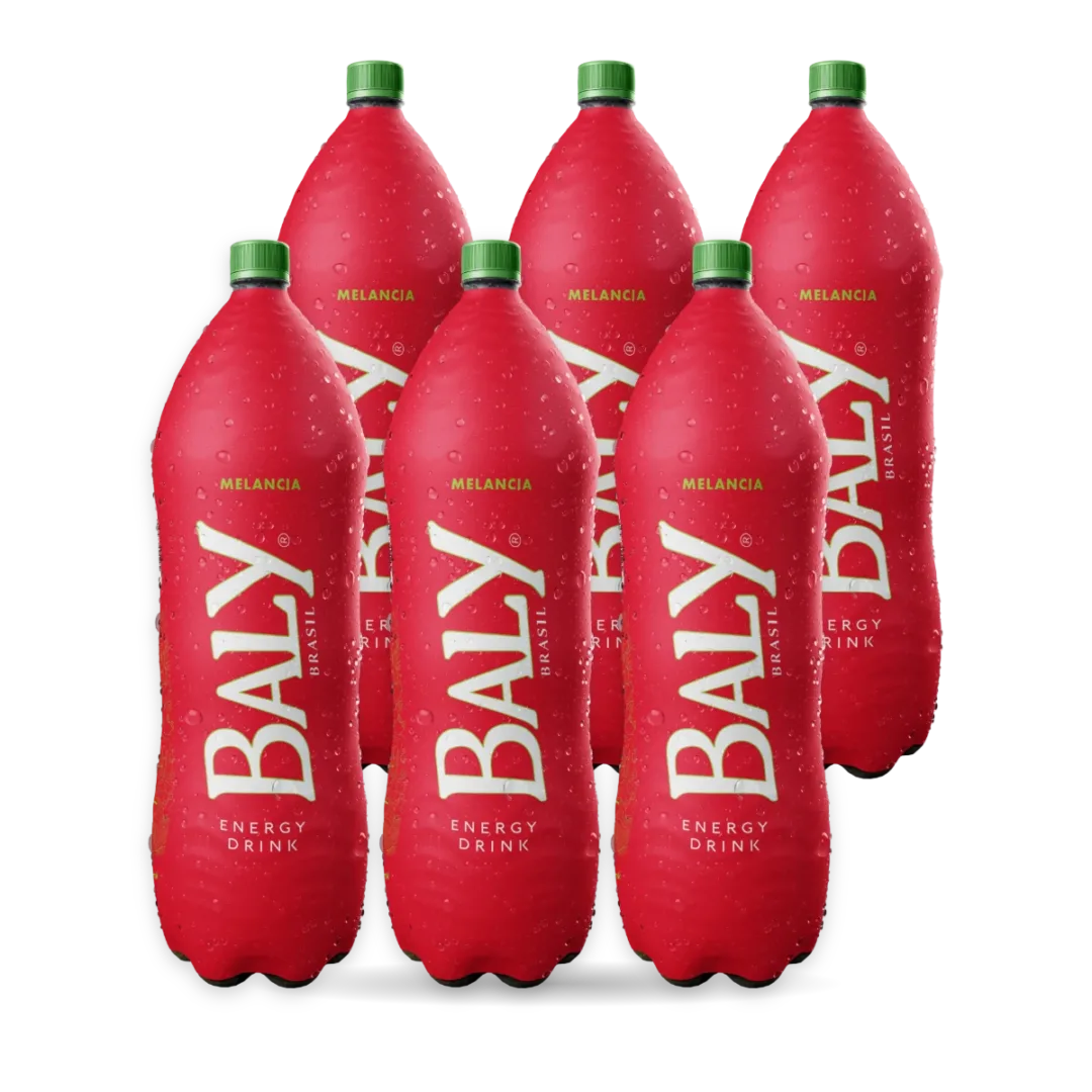 Pack com 6 garrafas de Baly Melancia 2 L