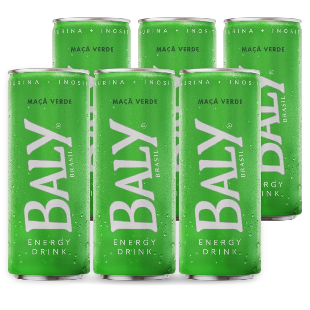 Pack com 6 latas de Baly Ma�� Verde 250 ml