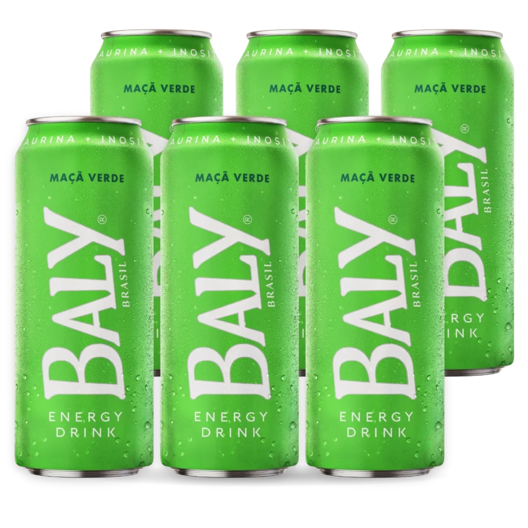 Pack com 6 latas de Baly Ma�� Verde 473 ml