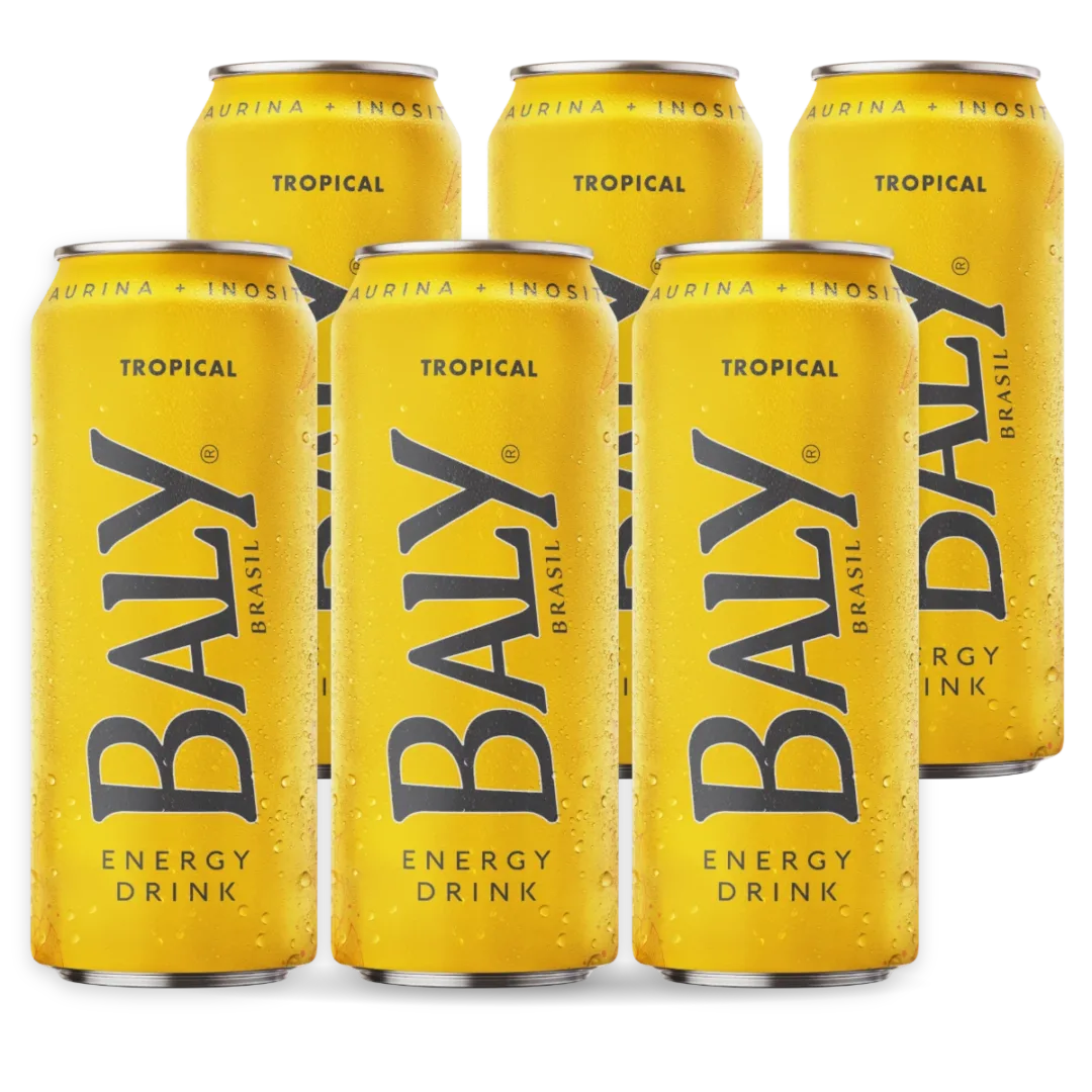 Pack com 6 latas de Baly Tropical 473 ml