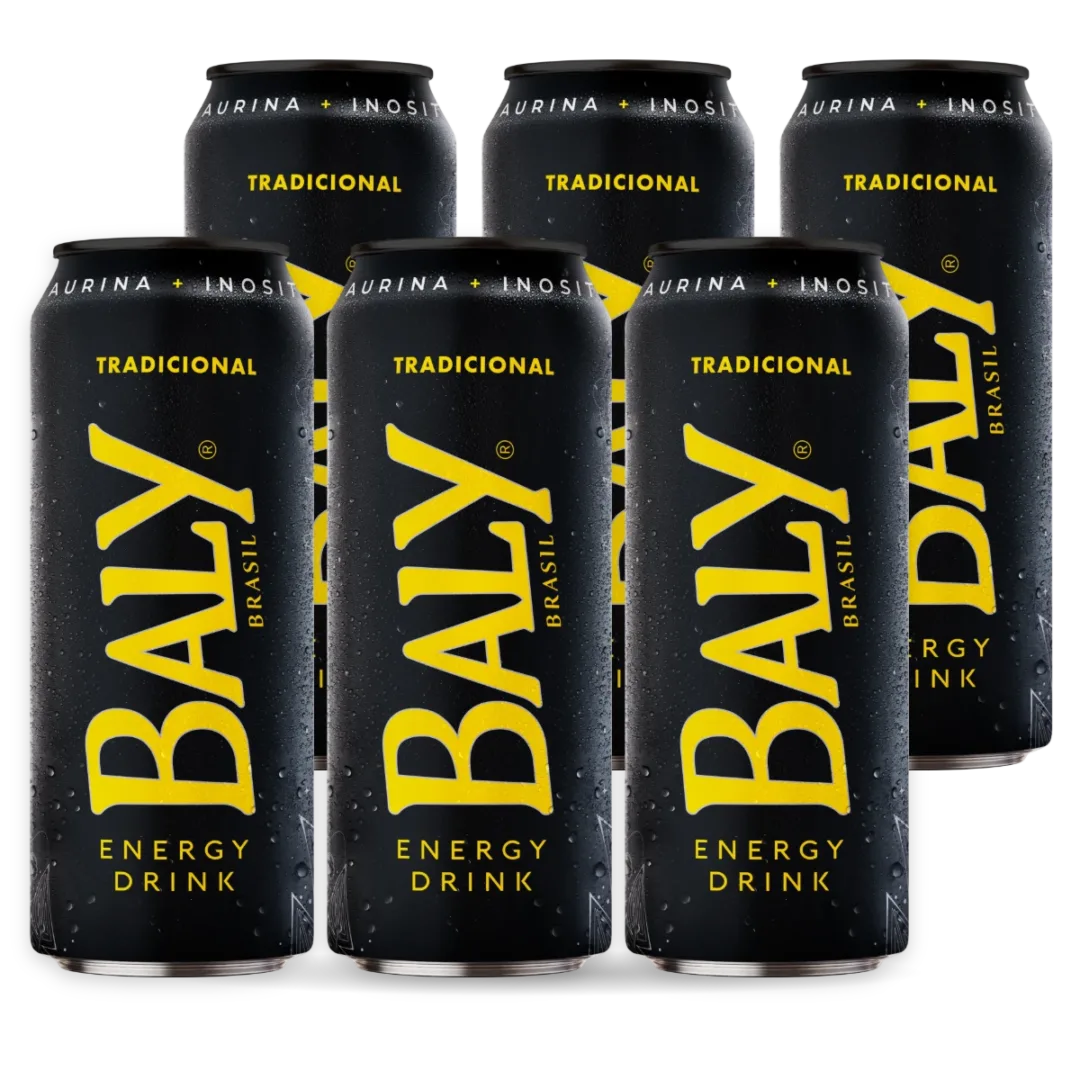 Pack com 6 latas de Baly Tradicional 473 ml