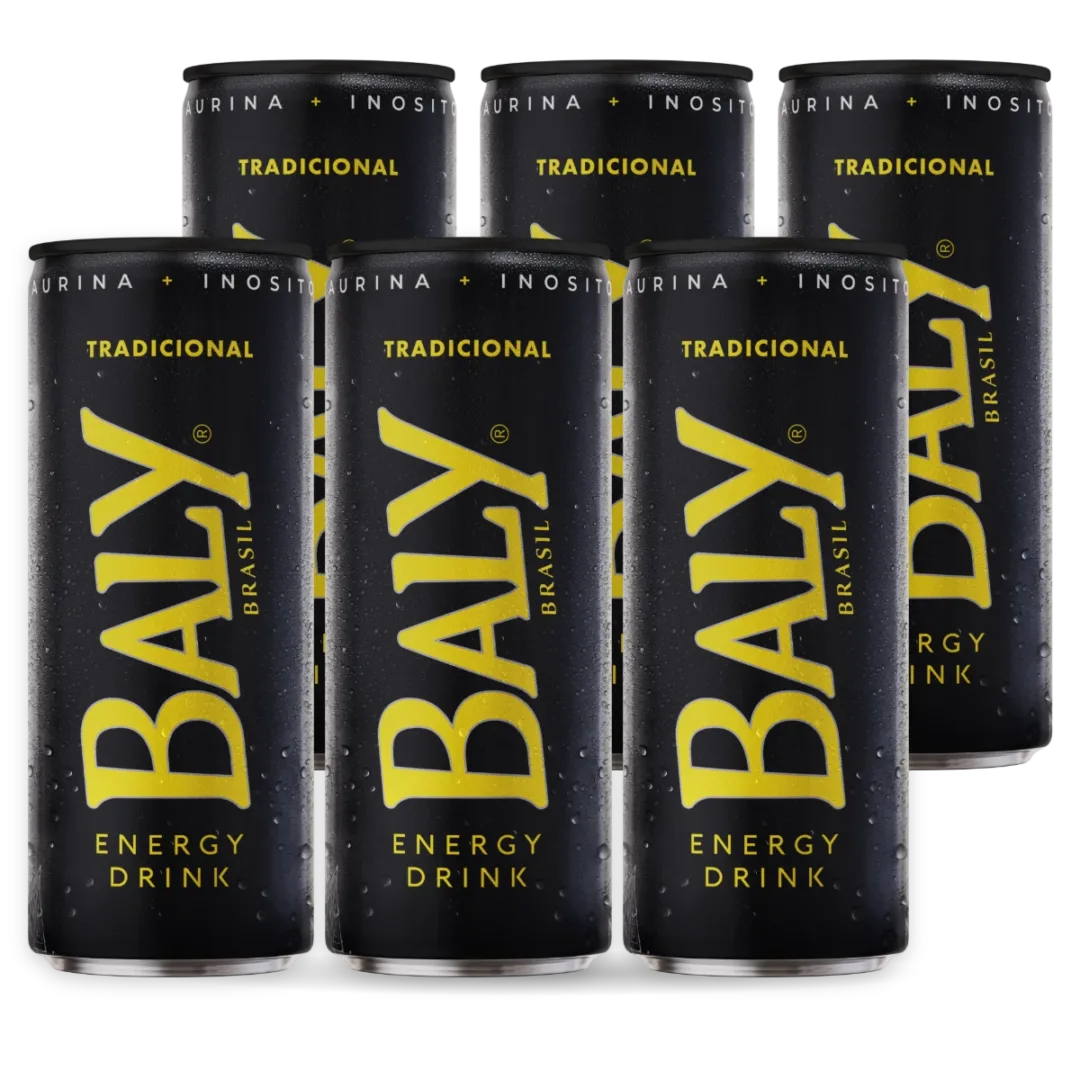 Pack com 6 latas de Baly Tradicional 250 ml