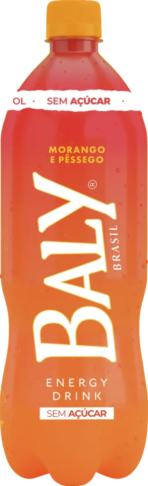 Baly Morango e Pêssego Zero - 1 L