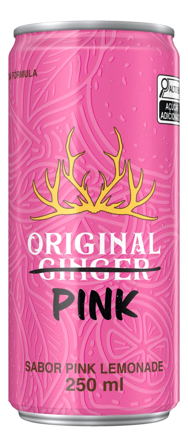 Refrigerante Original Pink Lemonade 250ml 6 UN