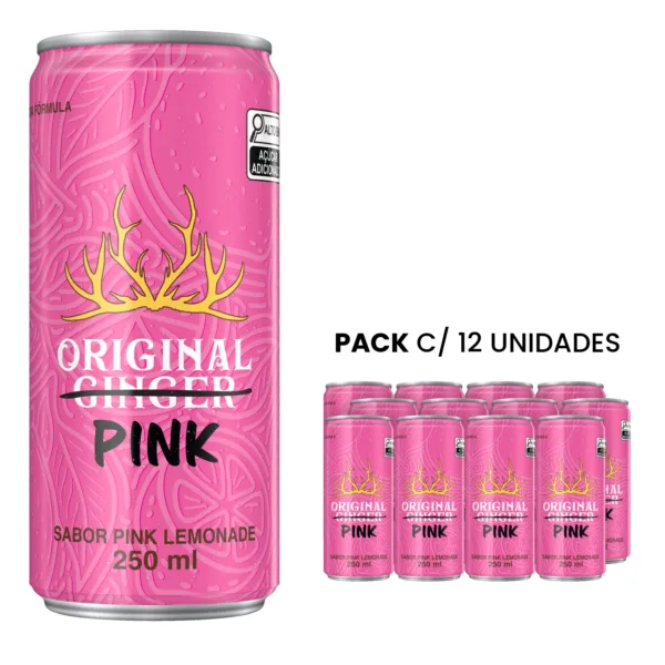 Refrigerante Original Pink Lemonade 250ml 6 UN