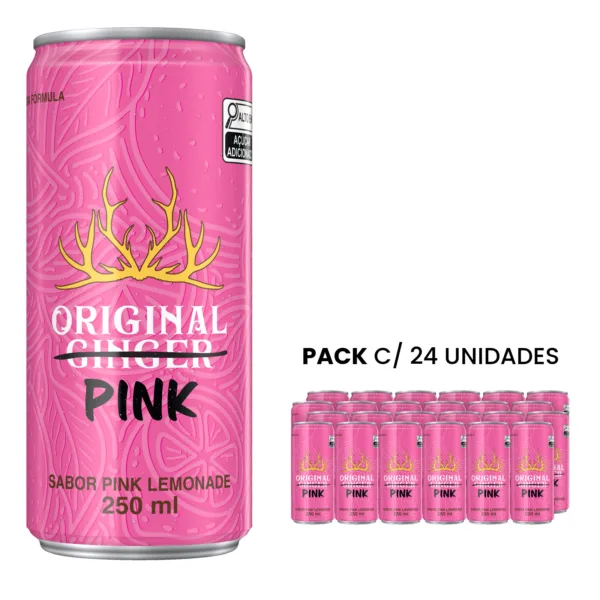 Refrigerante Original Pink Lemonade 250ml 6 UN