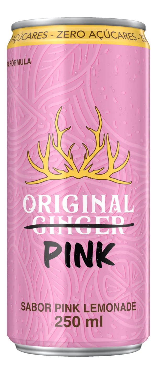 Refrigerante Original Pink Lemonade Sem Açúcar250ml 6 UM