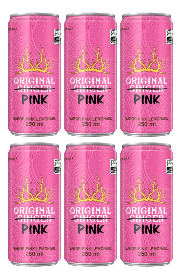 Refrigerante Original Pink Lemonade 250ml 6 UN
