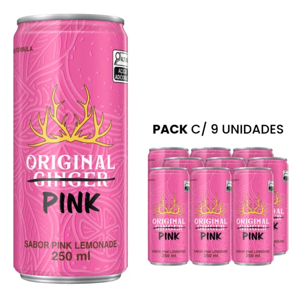 Refrigerante Original Pink Lemonade 250ml 6 UN