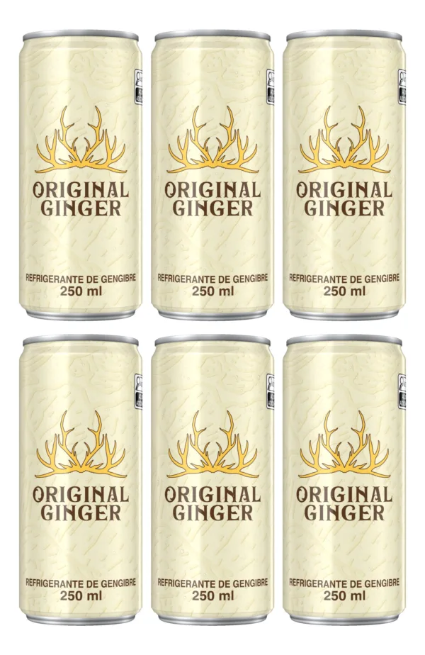 Refrigerante Original Ginger 250ml 6 UN